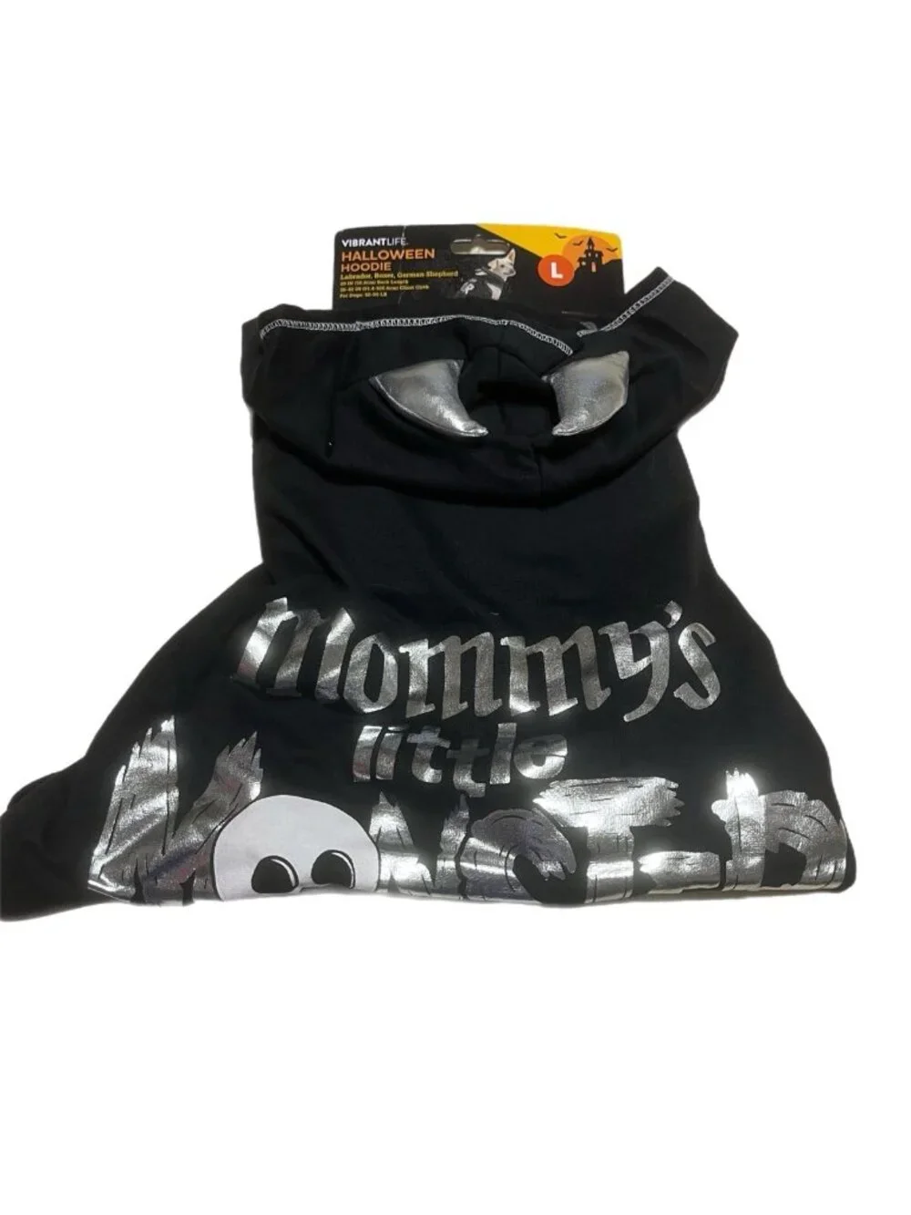 Halloween hoodie large dog costume